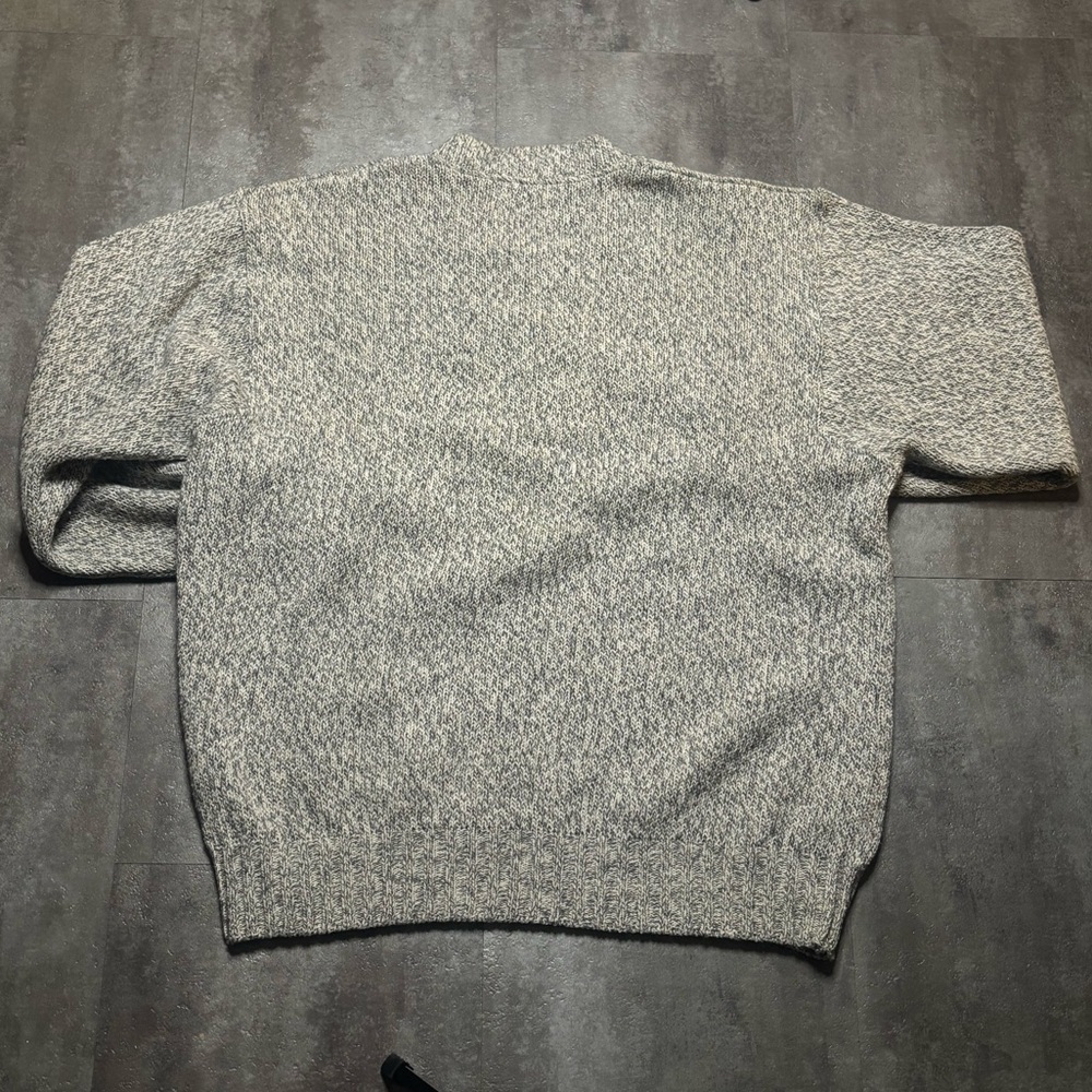 Vintage Windriver Wool Cotton Knit Henley Sweater Mens XL - Picture 2 of 5